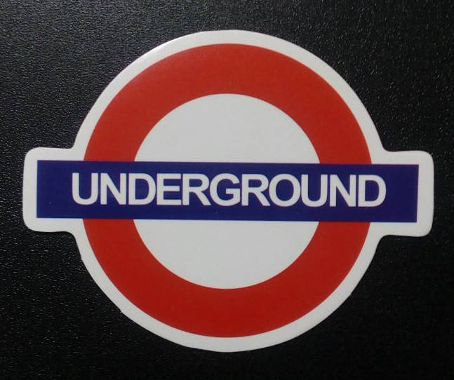 

Стикер этикетка наклейка самоклейка Underground (8см х 6,5см)