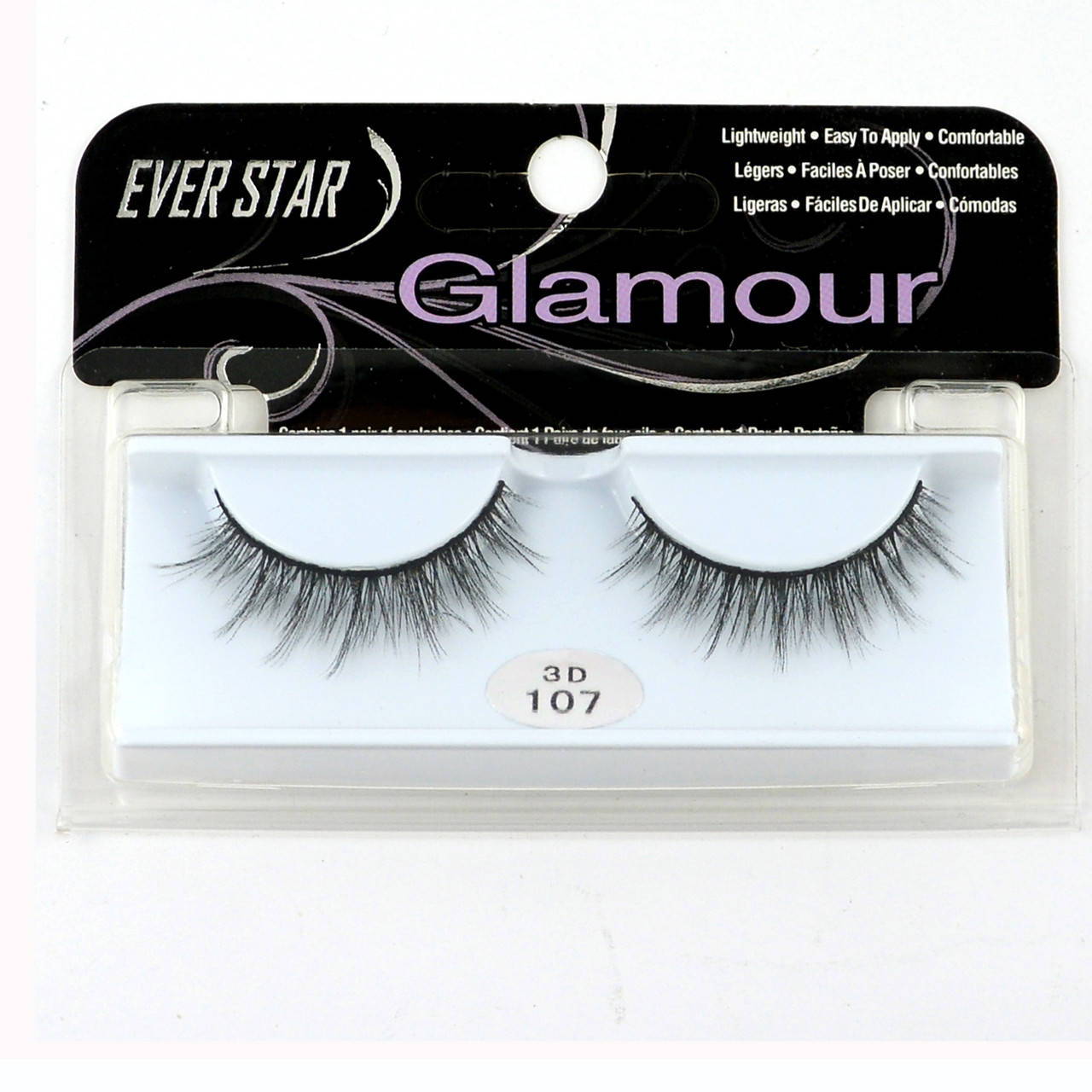 

Накладные ресницы Glamour 107, Черный
