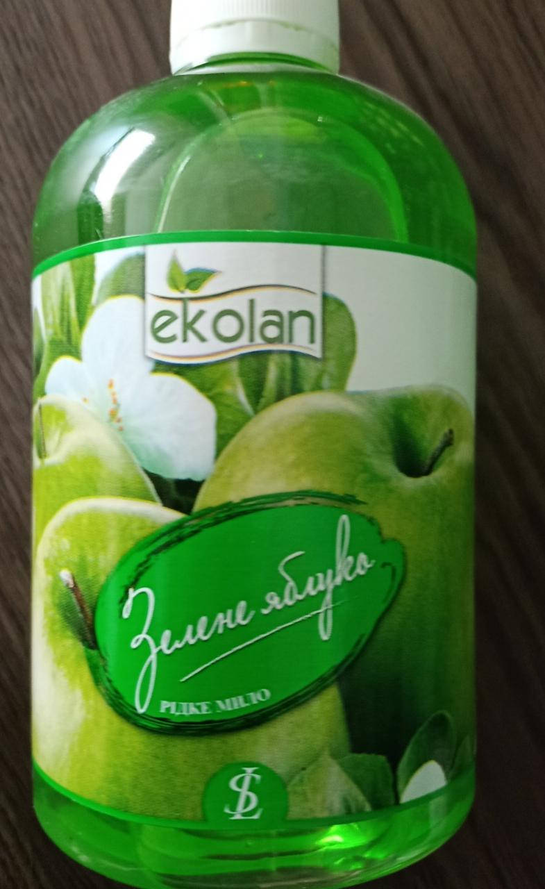 

Жидкое мыло Ekolan, Зеленое яблоко, 0,5 л - запаска