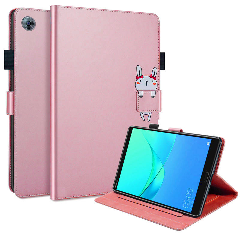 

Чехол-книжка Animal Wallet для Huawei MediaPad M5 10.8 Rabbit, Розовое золото