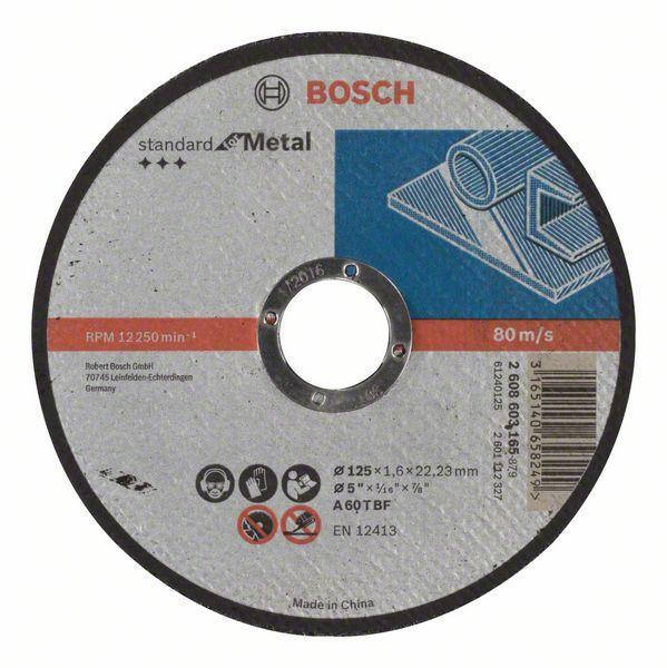 

Круг отрезной по металлу Bosch 125x1.6 Standard for Metal