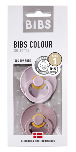 

Пустышки Bibs Lilac+Heather 0 - 6 мес., Сиреневый
