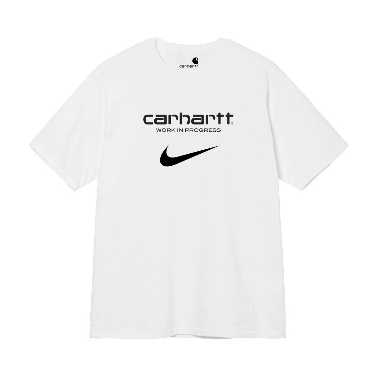 

Белая футболка Carhartt x Nike футболки Кархарт Найк унисекс