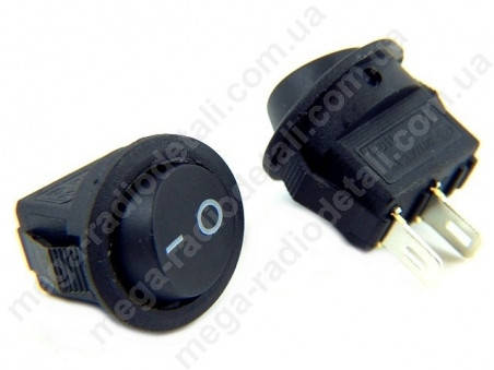 

Вимикач без підсвічування KCD5-101-2 mini чорн.