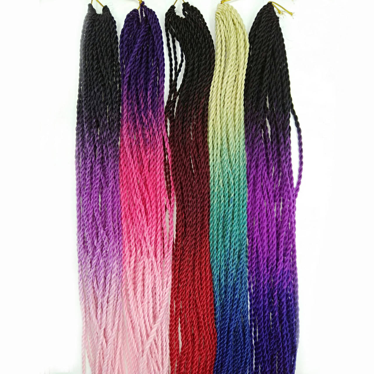 

Сенегальские косички Омбре 3цвета 60см (30шт)
