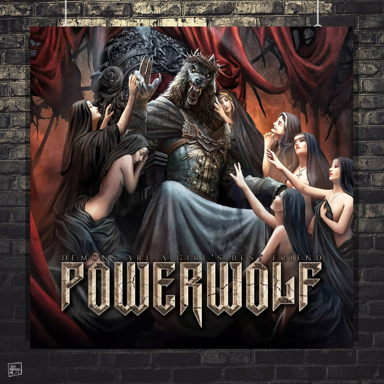 

Постер Powerwolf. Размер 60x60см (A1). Матовая бумага