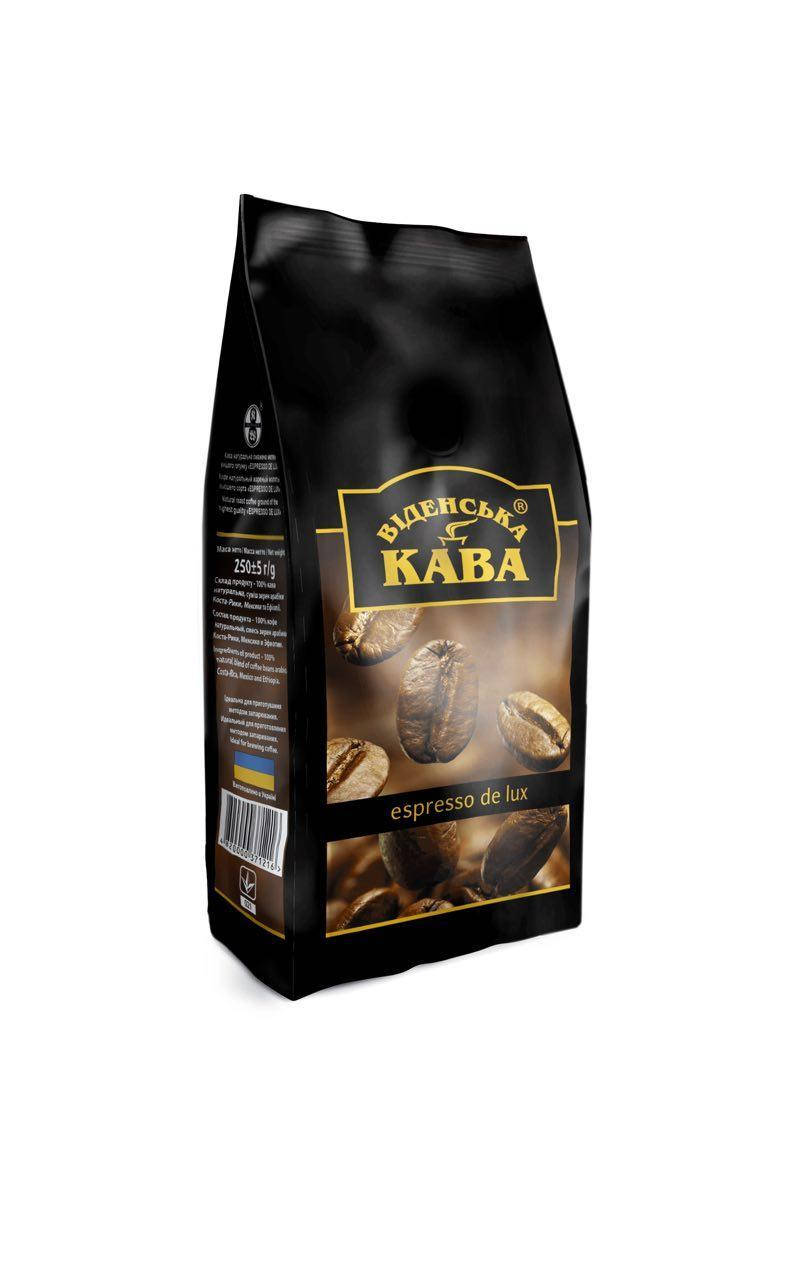 

Кофе "Віденська кава" Espresso De Lux 1 кг