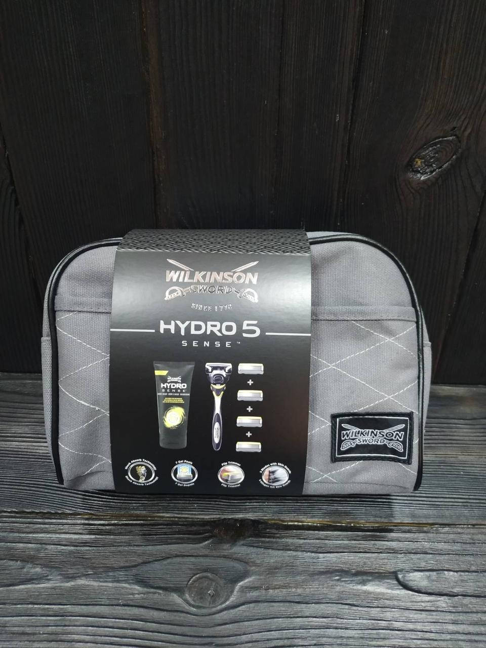 

Набор Wilkinson Hydro 5 Sense (станок + 5 кассет + крем для бритья + сумка)