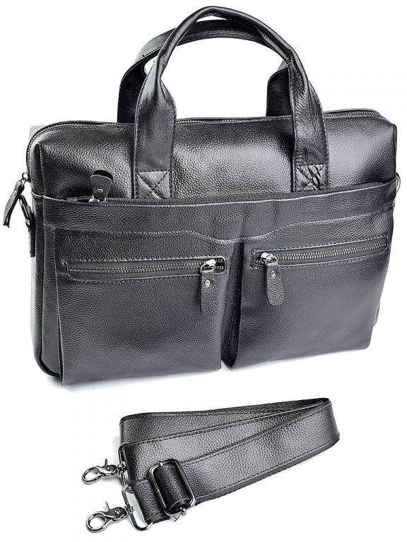 

Портфель мужской кожаный 8812 черный