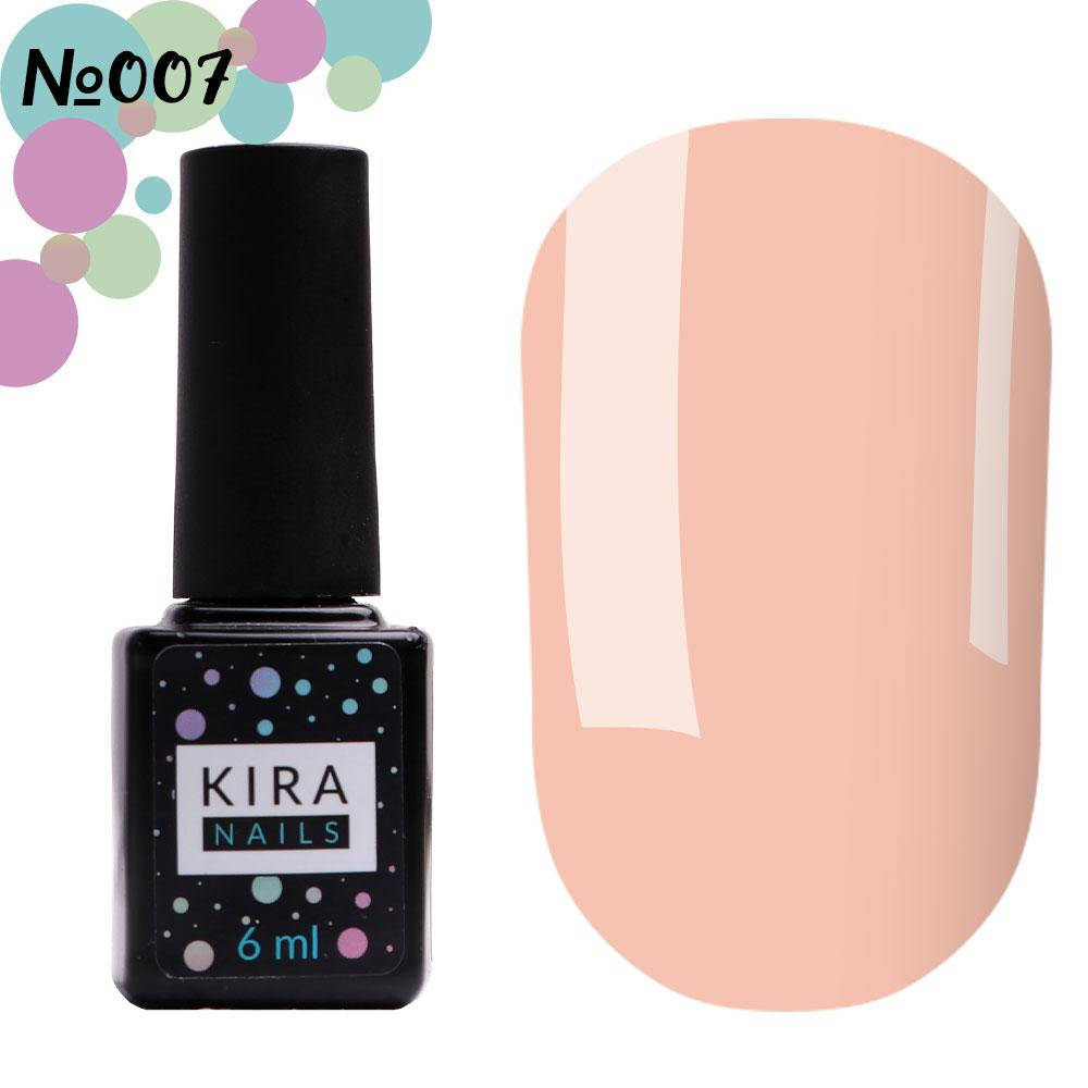 

Гель-лак Kira Nails №007, 6 мл (персиковый)