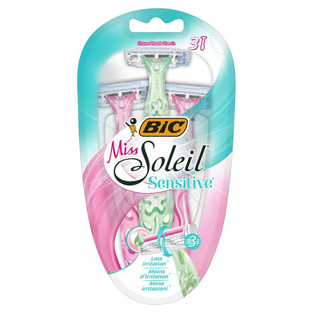 

Набор бритв без сменных картриджей BIC Miss Soleil Sensitive 3 шт (3086123519176)