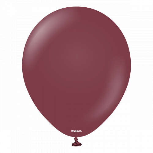 

Латексные шарики 5" (12 см) Kalisan пастель Burgundy бургундия
