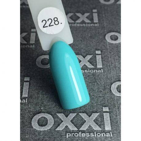 

Гель-лак Окси Oxxi № 228 яркий голубой 10 ml