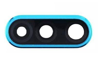 

Стекло камеры Huawei P30 Lite / Nova 4e в рамке Blue, Голубой
