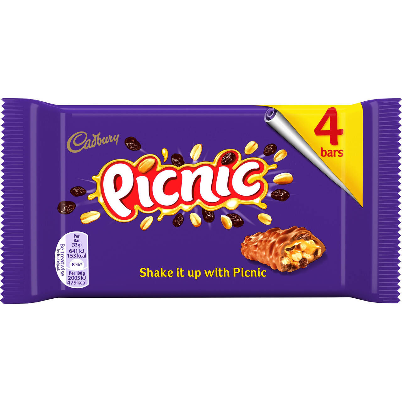 

Picnic Chocolate Bars 4 Pack 128g