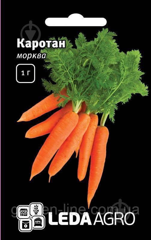 

Семена Морковь Каротан F1 1г ТМ LEDAAGRO