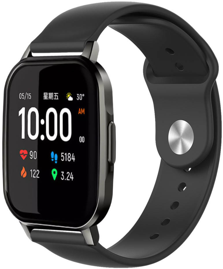 

Ремешок Base для Haylou Smart Watch 2 (LS02) Black (Хайлоу Смарт Вотч 2 ЛС02)