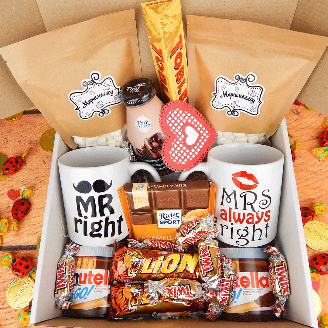 

Подарочный набор для пары Бокс для двоих