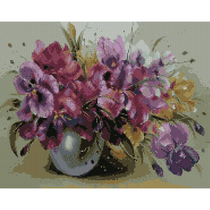 

Алмазная мозаика 40х50 см Букет ярких ирисов Идейка
