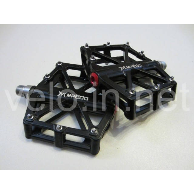 

Педали Mpedo AL-10 большие, чёрные, на пром подшипниках