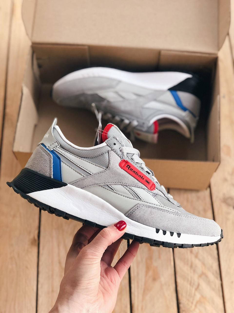 

Мужские Кроссовки Reebok Classic Legacy натуральный замш нейлон 46, Серый