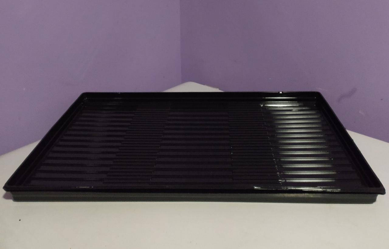 

Поддон под растения 60х40х2,5см пластик,черный