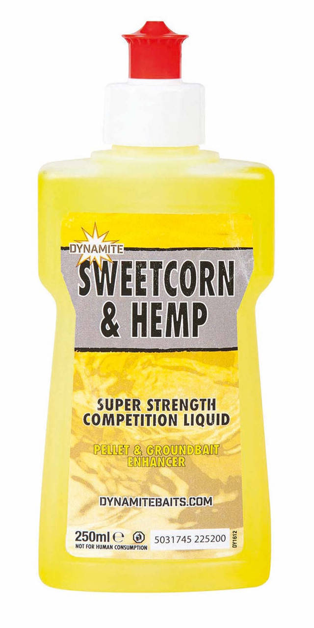 

Ликвид Dynamite Baits XL Liquid Sweetcorn & Hemp (Кукуруза и Конопля) 250мл