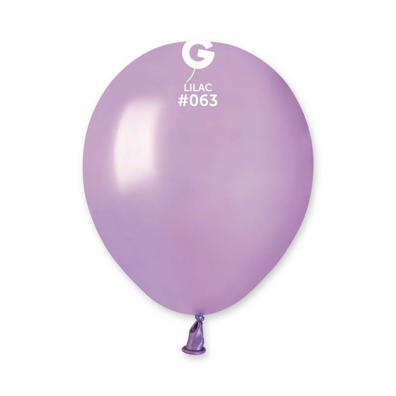 

Воздушные шары сиреневый металлик 5" (13 см) Gemar