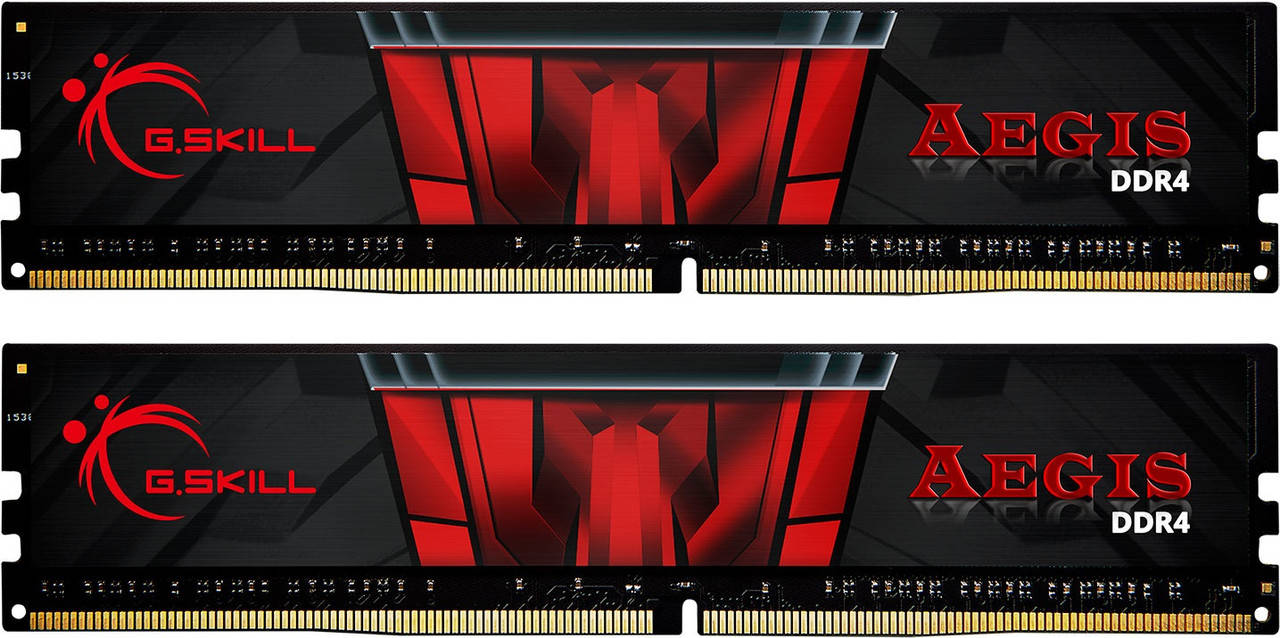 

Модуль памяти DDR4 16GB (2x8GB) 3000MHz G.Skill Aegis (F4-3000C16D-16GISB)