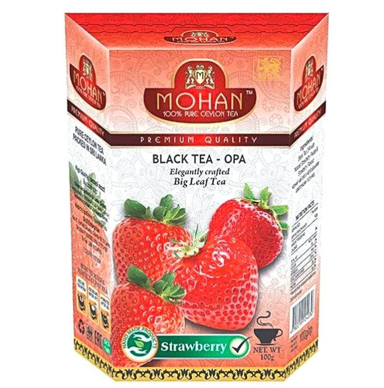 

Чай черный с клубникой крупнолистовой Mohan 100 гр