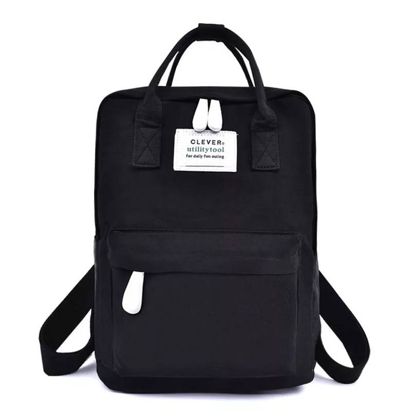 

Рюкзак для девочки подростка школьный, водонепроницаемый в стиле Канкен черный FLAME HORSE (AV230)