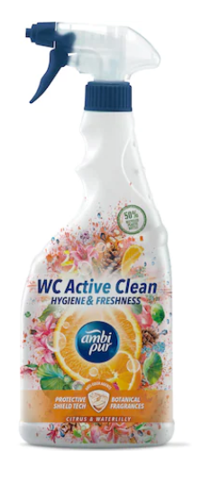 

Спрей для чистки унитаза Ambi Pur Citrus & Waterlilly, 500мл 8435495821526