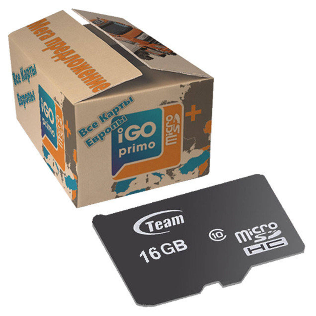

☆Комплект карт Европы IGO (microSD) для путешественников дальнобойщиков навигатор детальная карта