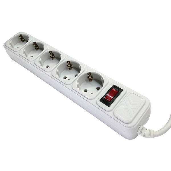 

Сетевой фильтр Maxxter 3м 5 розеток Серый