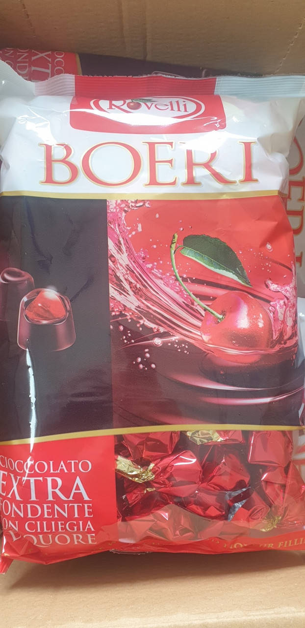 

Шоколадные конфеты «Rovelli Boeri» вишня в ликере, 1 кг Италия