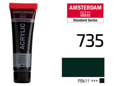 

Краска акриловая Royal Talens AMSTERDAM 20 мл (735) оксидный чёрный (8712079342982)