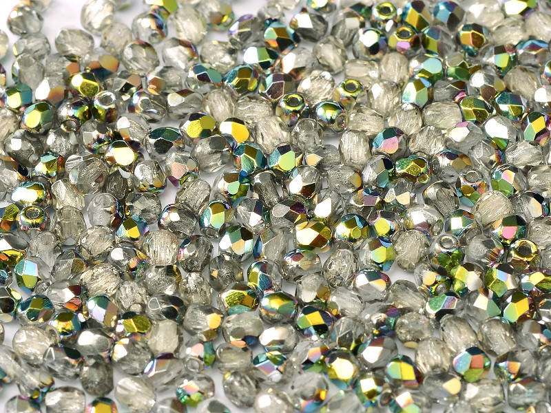 

Fire polished 3 mm Crystal Vitrail
