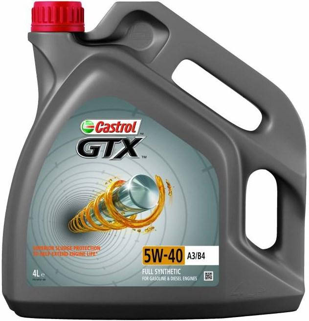 

Моторное масло Castrol GTX 5W-40 А3/В4 4л