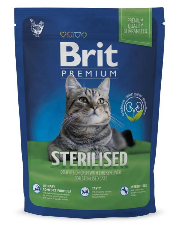 

Brit Premium Cat Sterilized 1,5кг для стерилизованных котов