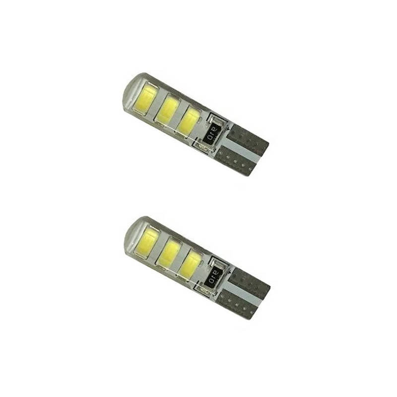 

2шт. LED лампа в автомобиль с обманкой T10 W5W 6 SMD 5630 5730 в силиконе