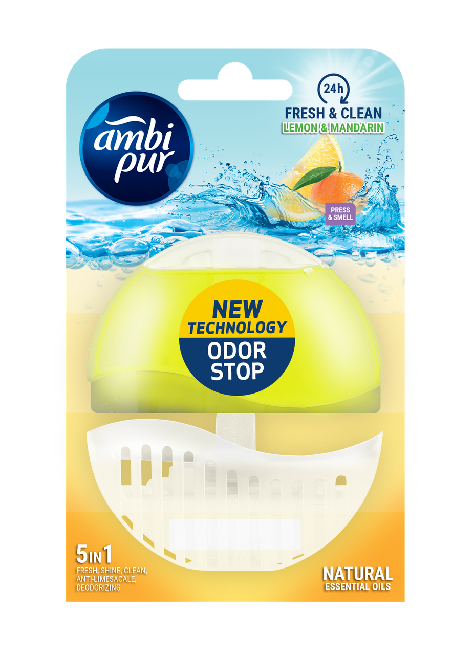 

Блок в унитаз Ambi pur Lemon&Mandarin 55 мл