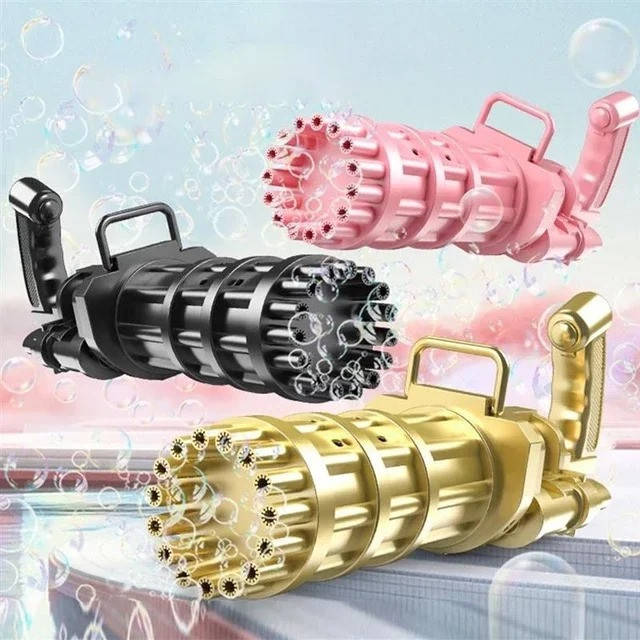 

Машинка для мыльных пузырей BUBBLE GUN BLASTER! Salee