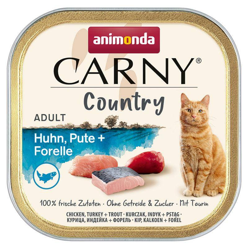 

Animonda Carny Country курица,индейка и форель влажный корм для котов (100г)