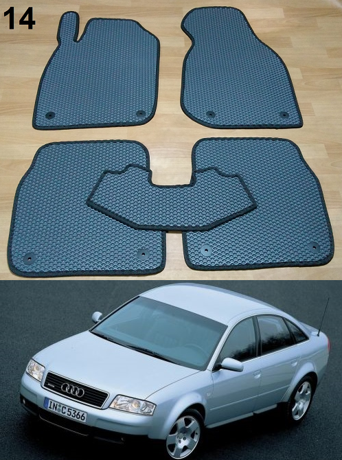 

Коврики ЕВА в салон Audi A6 (C5) '97-05, Черный