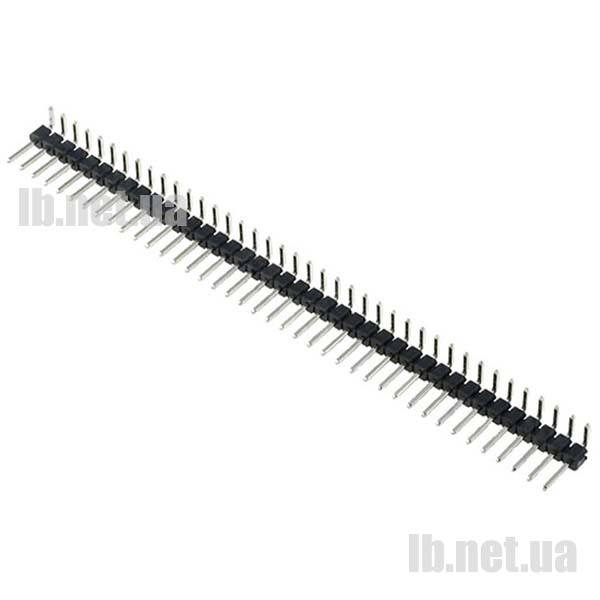 

Контактный разъем 40pin 2.54 мм (угловой), Черный