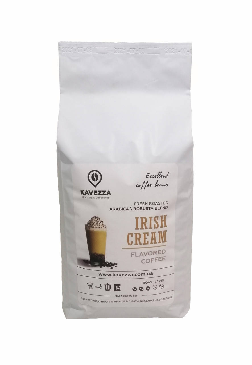 

Кава в зернах ароматизована "Ірландський крем" (Irish cream), 1 кг