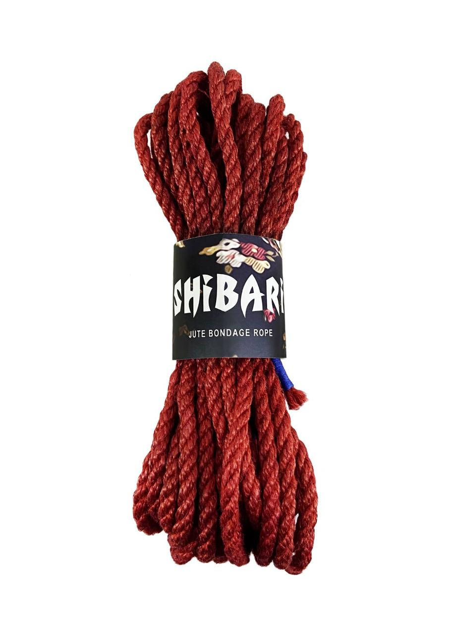 

Джутовая веревка для Шибари Feral Feelings Shibari Rope, 8 м красная sexx