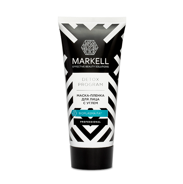 

Маска-пленка для лица с углем DETOX PROGRAM Markell