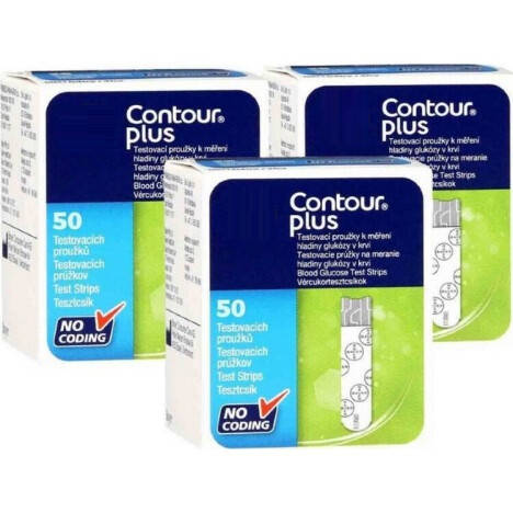 

Тест-полоски Contour Plus №50 - 3 уп. (150 шт.)
