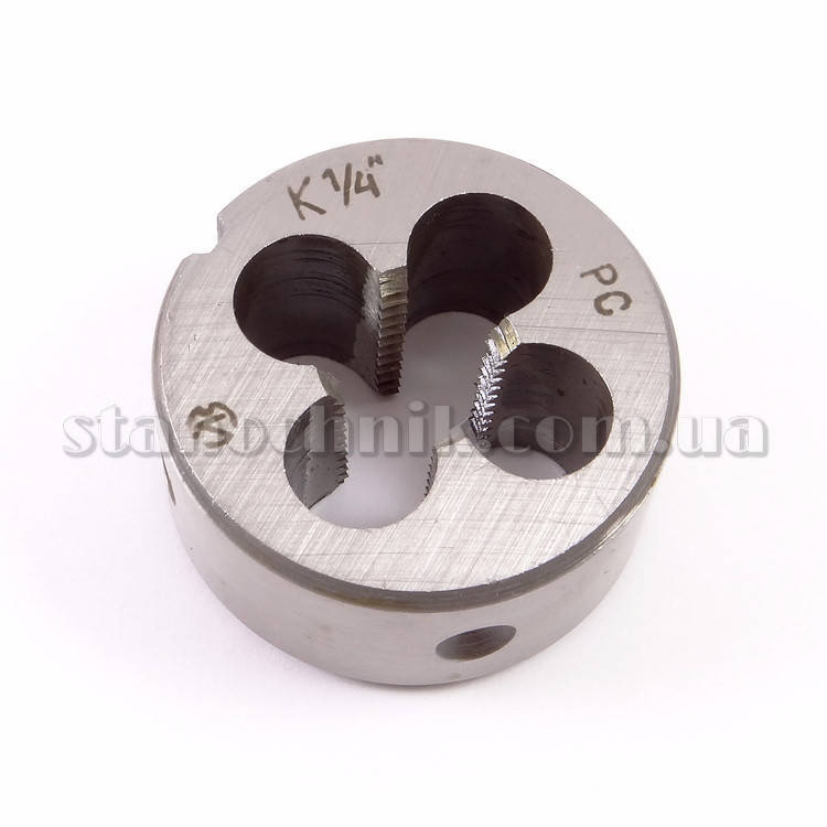 

Плашка К 1/4" 9ХС